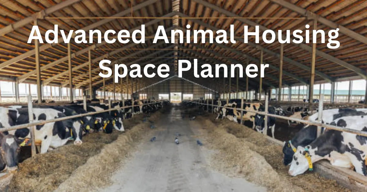 Advanced Animal Housing Space Planner