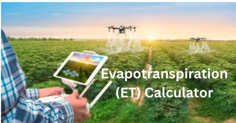 Evapotranspiration (ET) Calculator