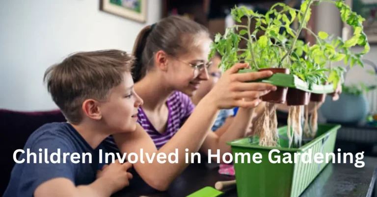 Children Involved in Home Gardening